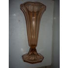 Антикварная Ваза 10-30-ые гг. Ар-Деко Старая Европа Цветное Гранёное Стекло Ручной Работы Большая