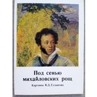 Набор открыток "Под сенью михайловских рощ". автор Ездакова 1984, 14 шт.