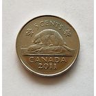 Канада 5 центов, 2011