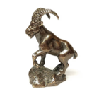Статуэтка миниатюра Горный козел Латунь