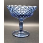 Вазочка на ножке варенница светится в ультрофиолете распродажа коллекции