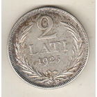 Латвия 2 лат 1925