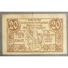 Нотгельды Австрия Бласон 20 геллеров 1921 год.