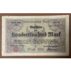 Банкнота 100000 марок 1923 год. Кельн. Веймарская республика