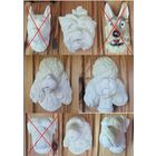 Настенные декоративные фигурки собак (разные породы 5 шт).