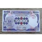 Werty71 Уганда 5000 шиллингов 1986 UNC банкнота большой формат