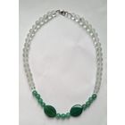 Бусы. Морозное стекло. 70-80-е, Чехословакия