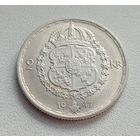Швеция 2 кроны 1947 год серебро