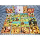 Комплект открыток, сказка "Колобок", 1989г