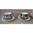 Чайные и кофейные пары, чашки и кружки.