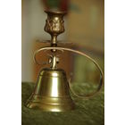 Колокольчик латунный  ( высота 14 см , диаметр 7,5 см )