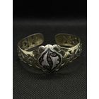 Браслет ССР серебро 875 пр. 14,06 гр. Чернь. Кубачи.