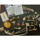 Набор Бижутерии, запонки, серьги, цепочки. С рубля!