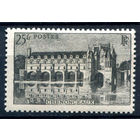 Франция - 1944г. - архитектура, Замок Шенонсо - 1 марка - полная серия, MH [Mi 667]. #2-Fr-63-A-2