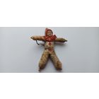 Старая новогодняя игрушка "Арлекин"