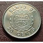 Соломоновы Острова 20 центов, 2008     ( 2-9-3 )