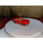 С рубля без мц. модель авто красное  феррари, энгланд. 7х3х2.5см.