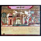 Чудеса Тихвинской Пресвятой Богородицы,18 век.размер 28,5х 22см. Фряжское письмо.