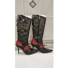 Сапоги кожаные ''Baldinini''-38 р-р