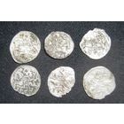 Динарии 1552, 1554,1556,1557,1559 годов и Александра Ягеллончика