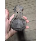 Старинный кожаный кошель для монет