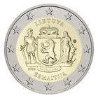 2 евро 2019 Литва Жемайтия UNC из ролла
