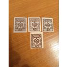 Россия гражданская война оттенки цвета Авалов - Бермонд герб (2-10)