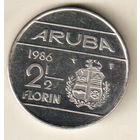 Аруба 2 1/2 флорин 1986