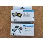 Капсулы для монет Leuchtturm Quadrum X-Cut * 10 штук! Целая коробка! Германия, Лёйхтурм, Leuchtturm! ВОЗМОЖЕН ОБМЕН!