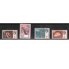 Фиджи-1968(Мих.217-224) , ** , Морская  Фауна, Рыбы, Раковины