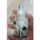 Елочные игрушки, стекло, дед мороз