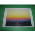 Живопись Куинджи Закат в степи... 1988 год чистая