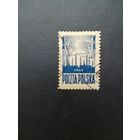 Польша 1945 Марка из серии "Освобождение Лодзи и Варшавы" (гашение без клея, наклейка) Mi.391 каталог 0.50 евро