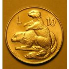 Сан-Марино 10 Лиры 1975 Сурки