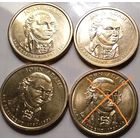 1 доллар США 2007 г. 2-ой Президент Джон Адамс