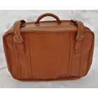 Большой кожаный дорожный чемодан. СССР.