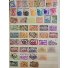 С 1 руб. Подборка железнодорожных марок Бельгии. 48 шт разных