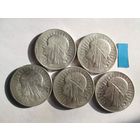 5 злотых 1933-34 гг 5 монет