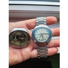 Часы ссср полет наручные , одни тикают, в ремонт, браслет полет штурманские, в подарок