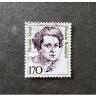 Марка Германия 1988 год Известные женщины