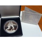 С рубля без мц! 10 евро 2004 Греция - Гандбол 34г сер. 925 пр. - идеал ! Футляр и серт-т!