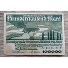 Werty71 Германия 100000 марок 1923 банкнота Гладбах