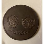 Настольная бронзовая медаль 1972 г