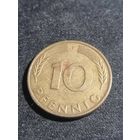 ФРГ 10 пфеннигов 1986 F
