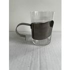 ПОДСТАКАННИК НЕСТАНДАРТНЫЙ С РУЧКОЙ И СТАКАНОМ (В КОМПЛЕКТЕ). СМ.ФОТО.