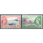 Кайманы 1953 ** часть серии 2 марки (SG 148-149), Британские колонии