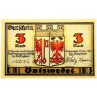 РАСПРОДАЖА!!! - ГЕРМАНИЯ ЗАЛЬЦВЕДЕЛЬ (САКСОНИЯ-АНХАЛЬТ) 3 марки 1921 год - BU!