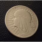 2 злотых 1934 г.  Польша.  Ядвига.  Серебро