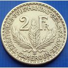 Камерун. 2 франка 1924 год  KM#3  Тираж: 500.000 шт