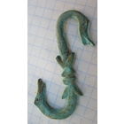 Зацеп-змейка. Бронза, литье.